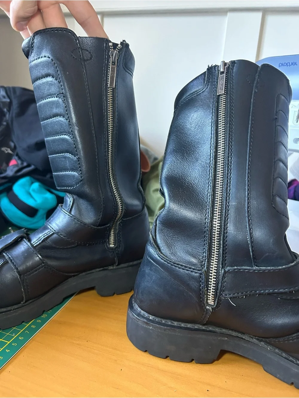 Vintage Harley Davidson “Defender” moto boots - Picture 9 of 16